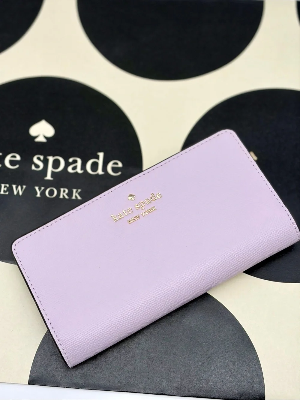 kate spade New York Lilac Saffiano Continental Wallet